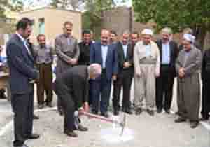مشارکت خیران مهابادی در ساخت مدرسه