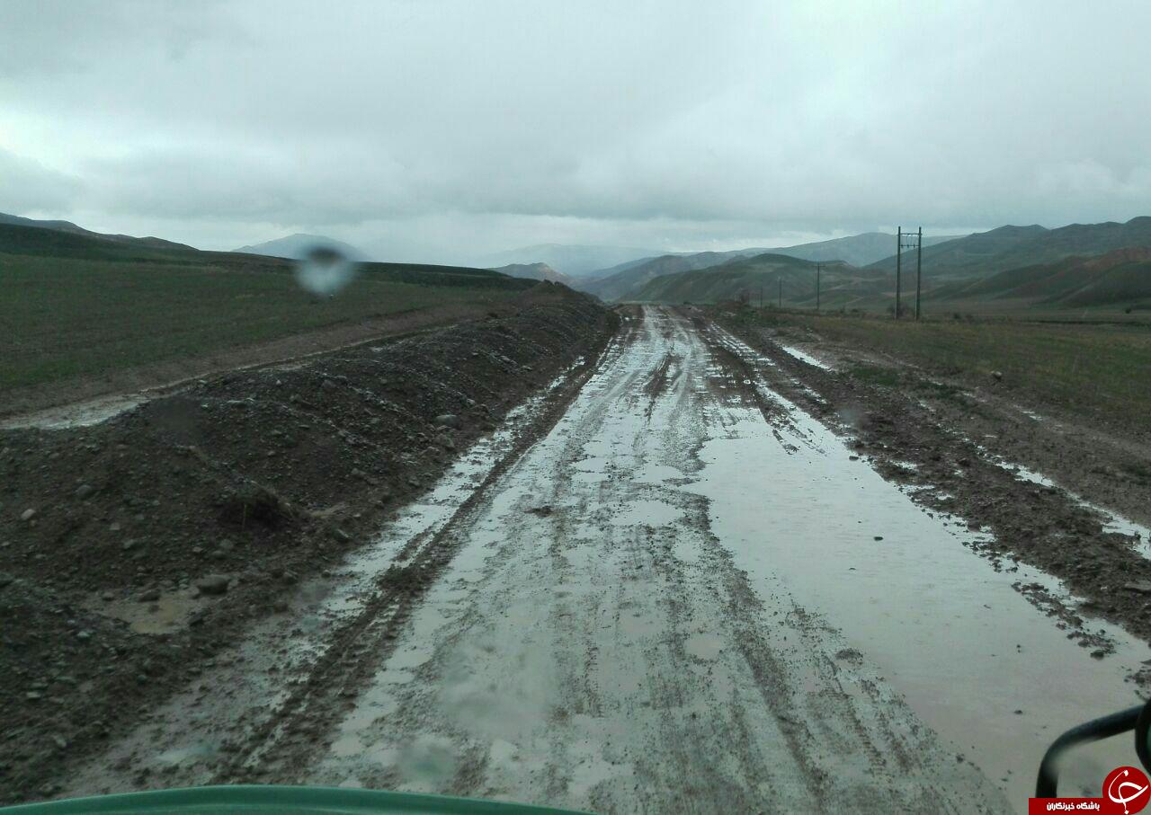 چشم&zwnj;انتظاری برای آسفالت شدن جاده روستای آق مزار + تصاویر