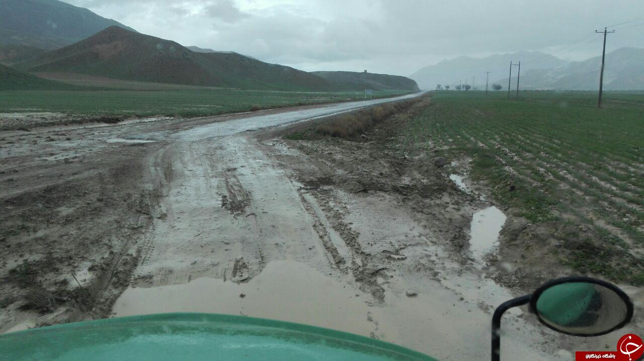 چشم&zwnj;انتظاری برای آسفالت شدن جاده روستای آق مزار + تصاویر