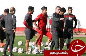 برنامه تمرينى سرخپوشان براى هفته پايانى