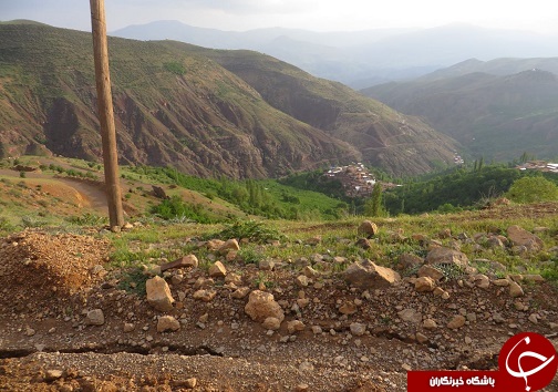 مسدود شدن راه ارتباطی چهار روستای الموت غربی مسدود شدن راه ارتباطی چهار روستای الموت غربی