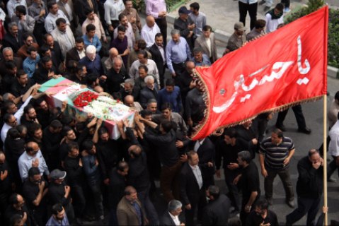 پیکر شهید محمد پازوکی&zwnj;طرودی در سمنان تشییع شد+ تصاویر