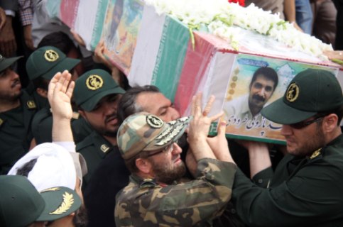 پیکر شهید محمد پازوکی&zwnj;طرودی در سمنان تشییع شد+ تصاویر