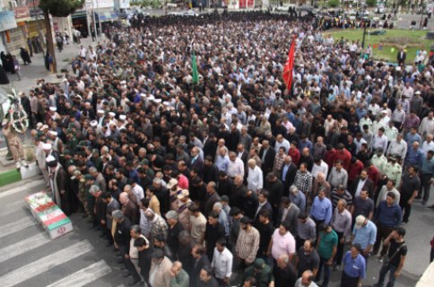 پیکر شهید محمد پازوکی&zwnj;طرودی در سمنان تشییع شد+ تصاویر