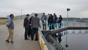 بازدید از تصفيه خانه فاضلاب شهر ارومیه
