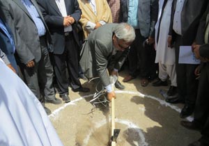 آغاز ساخت جاده ریگان- جاسک