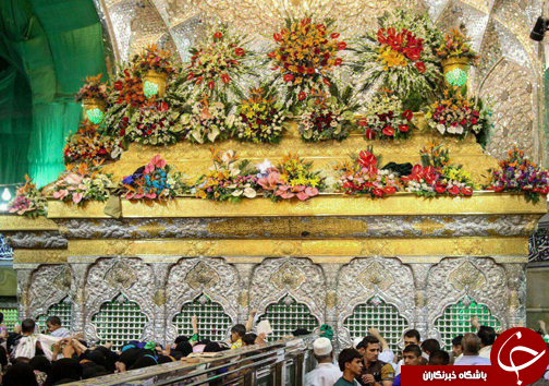 عکس/ تزئین ضریح سیدالشهدا (ع) برای شب میلاد