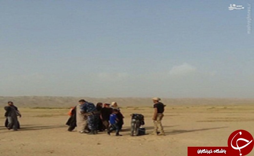 فرار ساکنین الحویجه کرکوک از دست داعش+عکس