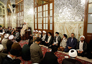 برگزاری مراسم موقوفه سوم شعبان در حرم مطهر رضوی