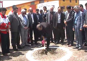 کلنگ زنی احداث ساختمان امداد ونجات