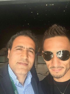 سلفی مهدوی&zwnj;کیا و مورینیو
