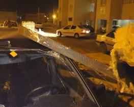 طوفان با سرعت 90کیلومتربر ساعت دربافق