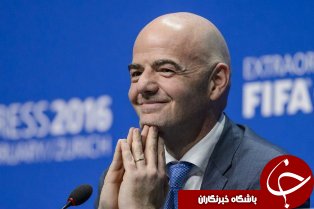 اینفانتینو به مهدی تاج تبریک گفت
