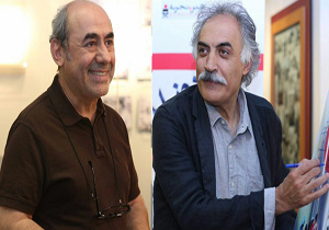 کمال تبریزی و علیرضا شجاع نوری در نمایشگاه کتاب