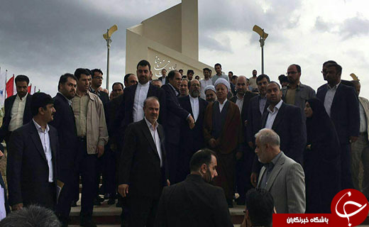 آیت الله هاشمی رفسنجانی وارد قزوین شد
