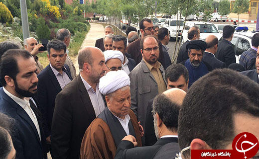 آیت الله هاشمی رفسنجانی وارد قزوین شد