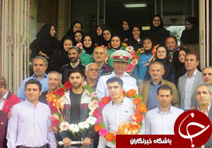استقبال از ملی پوشان فوتسال و فوتبال