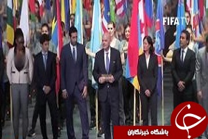 فیلم تقدیر و تشکر اینفانتینو از تیم منتخب فیفا با حضور مهدوی کیا