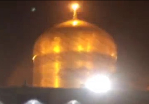 لحظات بارش باران در مشهد مقدس + فیلم