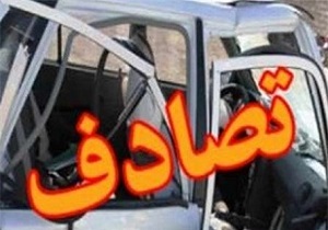 انحراف به چپ مینی‌بوس حادثه آفرید