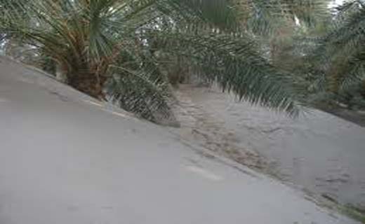 16 روستای ریگان مدفون در زیر شن
