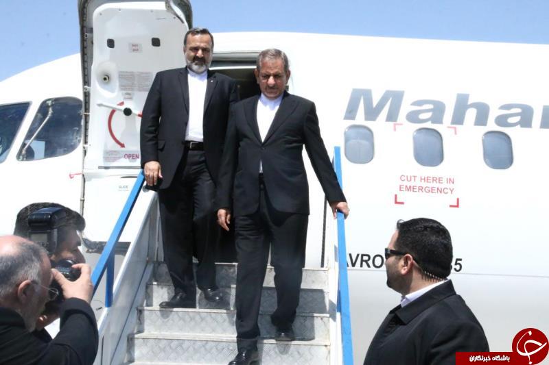 معاون اول رئیس جمهور وارد مشهد شد