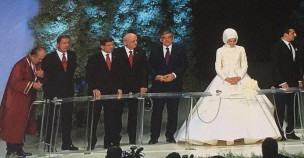 مراسم ازدواج دختر اردوغان با پسر بازرگان ترک در استانبول+ تصاویر