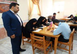 برگزاری آزمون خط تحریری در مه ولات