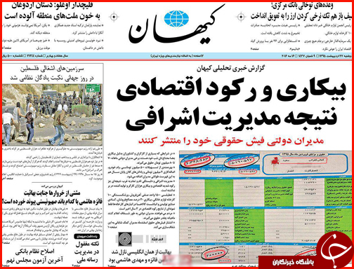 صفحه نخست روزنامه های لرستان دوشنبه 27 اردیبهشت  ماه