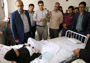 بازدید مجموعه روابط عمومی های شهرداری کاشان از آسایشگاه سالمندان گلابچی کاشان