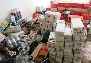 توقیف 13 واحد تهیه و توزیع مواد غذایی