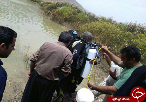کشف جسدغرق شده جوان28ساله دررودخانه کوهنانی لرستان+تصاویر
