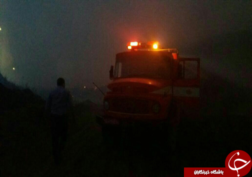 آتش سوزی گسترده در شرکت کاغذ پارس هفت تپه