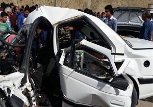 یک کشته و 7 مصدوم در حادثه رانندگی