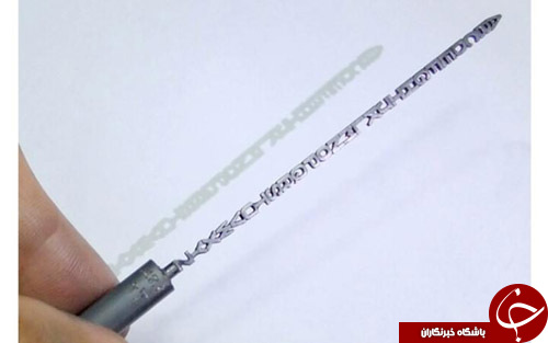 ساخت مجسمه بر روی نوک مداد+ تصاویر