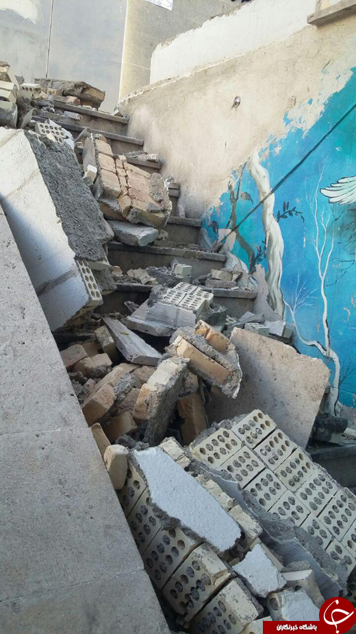عبور از پله با مانع! + تصاویر