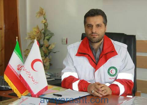 مهدی ولی پور سرپرست  هلال احمر گیلان