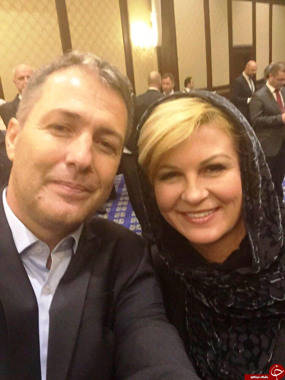 سلفی مربی فوتبال با خانم رئیس جمهور