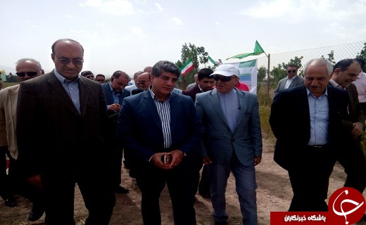 کلنگ زنی مجموعه  نمونه گردشگری