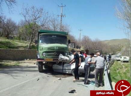 آخرین نفس های خانواده زير چرخ&zwnj;های كمپرسی + تصاویر