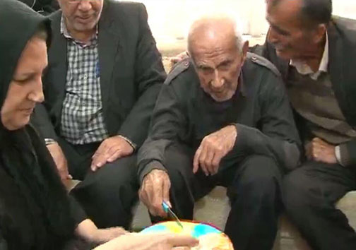 جشن 110 سالگی پدربزرگ شالی