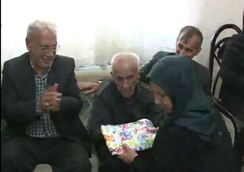جشن 110 سالگی پدربزرگ شالی