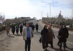 همایش پیاده روی در قزوین و چوبیندر