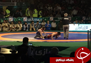 پیروزی کشتی گیر قزاقستان در وزن 66کیلوگرم بر نماینده ترکیه