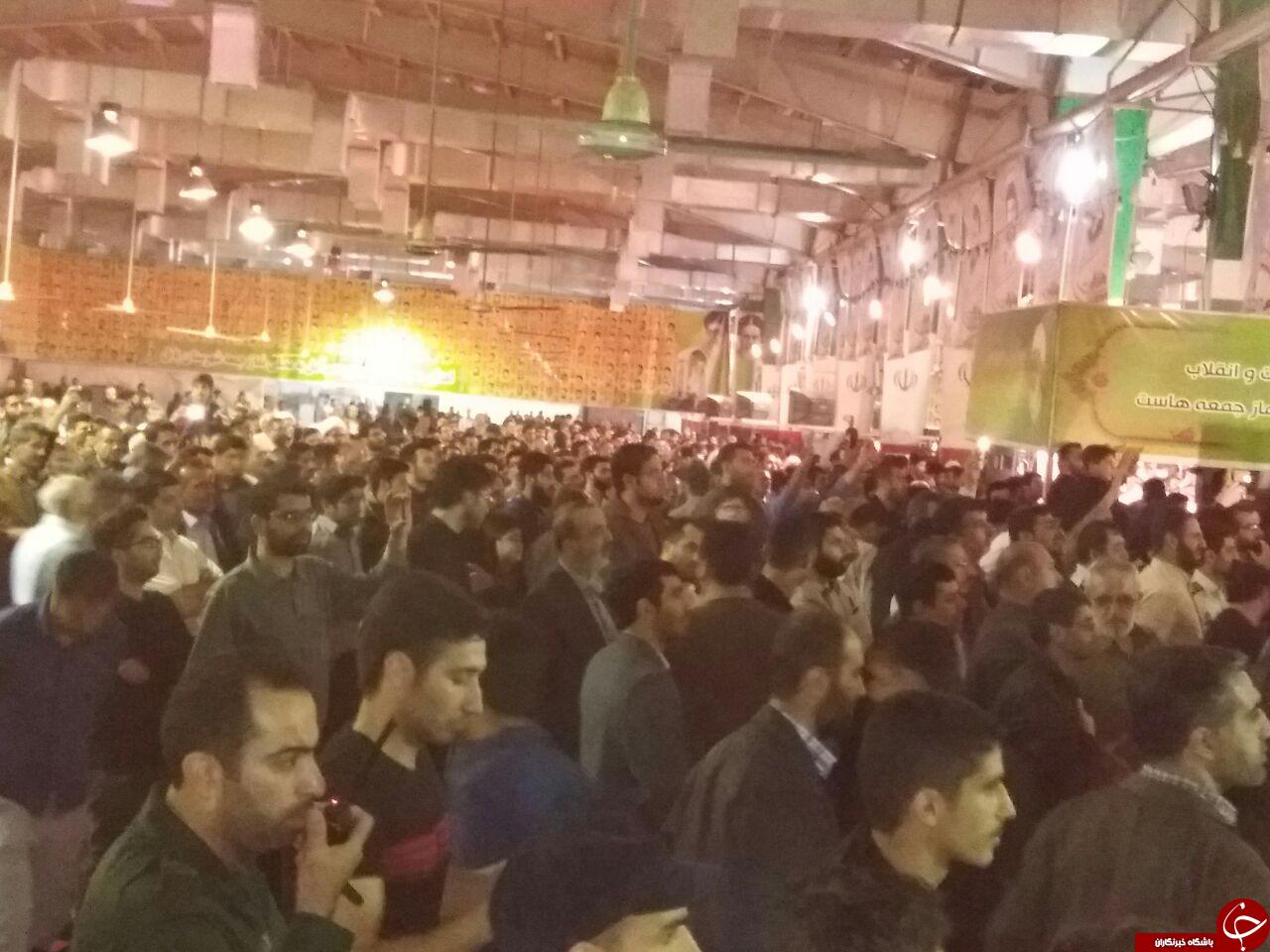 مراسم وداع با پیکر شهید مدافع حرم+ تصاویر