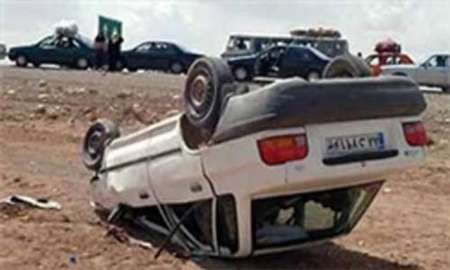 واژگوني خودرو در جاده سبزوار- شاهرود حادثه آفرید