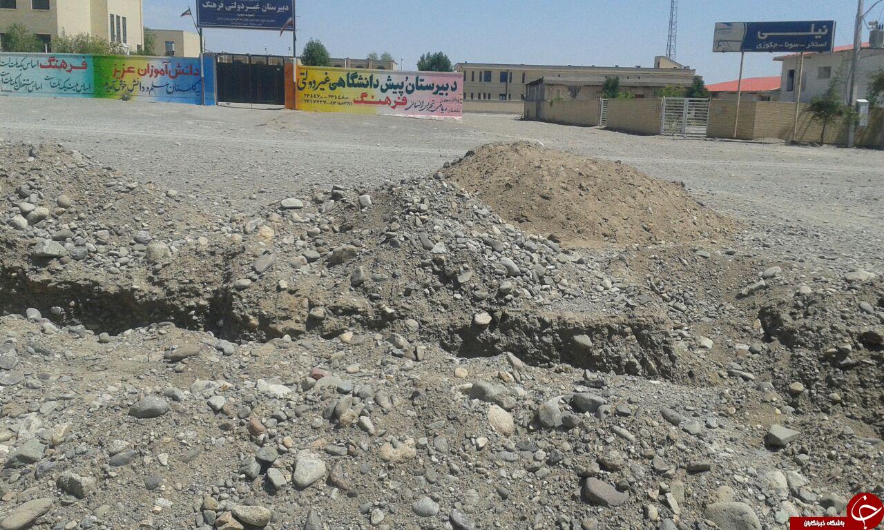 حفاری که شش ما به حال خود رها شده است + تصاویر