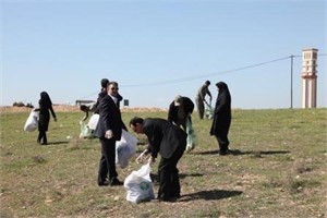 پاکسازی به مناسبت روز زمین پاک محور ارومیه – کشتیبان از وجود زباله
