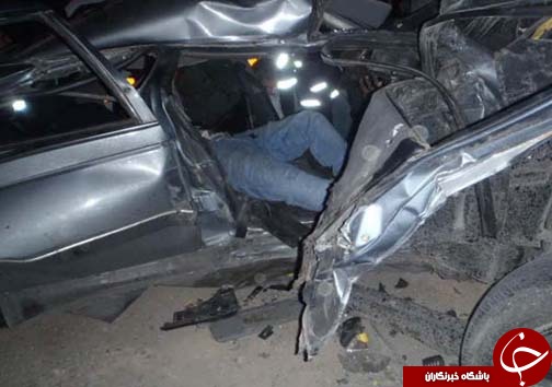 مرگ جوان 25 ساله در انحراف خودرو + تصاویر