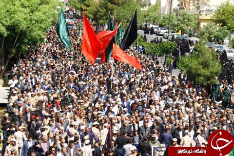 پیکر شهید &laquo;حمزه&raquo; از شهدای مدافع حرم در سمنان تشییع شد